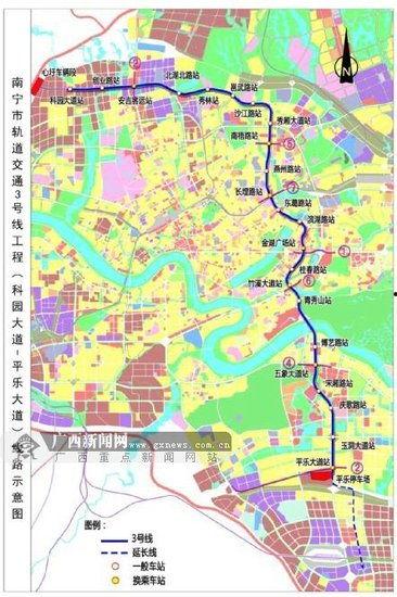 南宁地铁3号线最新爆料,加速建设，未来交通新格局即将开启